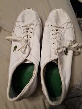 Lacoste white plimsoll for sale  SANDBACH