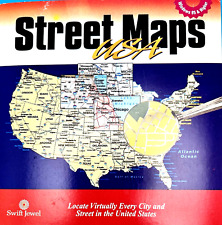 Street Maps EE. UU. 1999 Disco CD-ROM Funda Original Windows 95, 98 o NT 4,0 De Colección, usado segunda mano  Embacar hacia Argentina