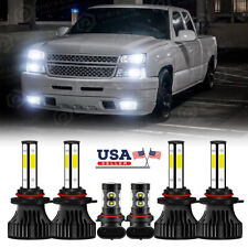 Usado, Faróis de LED + lâmpadas de neblina para Chevy Silverado 1500 2500 HD 2003-2005 2006 comprar usado  Enviando para Brazil