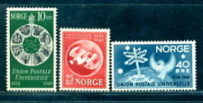 1949 UPU, barco, plátano, canguro, catedral de San Basilio, paloma, Noruega, Mi.344, montado sin montar o nunca montado segunda mano  Embacar hacia Argentina