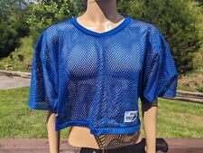 Camiseta de futebol vintage BIKE malha azul crop top (tamanho médio) nova estoque antiga comprar usado  Enviando para Brazil