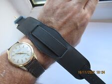 Bracelete de relógio 18 mm bund militar couro preto genuíno alimentação através da Condor comprar usado  Enviando para Brazil