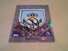 Signed burnley badge for sale  LINCOLN