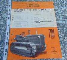 Prospectus brochure tracteur d'occasion  Pont-d'Ain