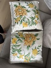 Pair silk cushions for sale  WESTCLIFF-ON-SEA