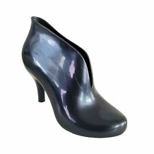 Sapato de tornozelo Melissa Bootie feminino 8M azul borracha salto agulha comprar usado  Enviando para Brazil