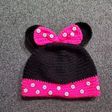 Malha à mão, 0-6 meses, chapéu, meninas, bebê, mouse, rosa, quente, inverno, presente  comprar usado  Enviando para Brazil