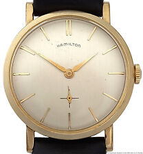 Relógio de pulso masculino de corrida Mid Century Hamilton Edgemere B folheado a ouro 10K vintage comprar usado  Enviando para Brazil