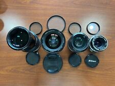 Usado, Lente de câmera 4 - Nikkor-H 50mm, espelho 43~86mm, zoom Sigma 77mm, Nikon 200mm comprar usado  Enviando para Brazil