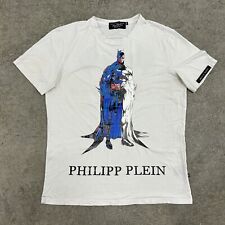 Camiseta Philipp Plein autêntica Batman Collab branca tamanho 2XL XXL desenho animado raro comprar usado  Enviando para Brazil