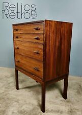 Mid Century Danish Rosewood Compact Chest Of Drawers Hallway Table Vintage Retro for sale  Shipping to South Africa