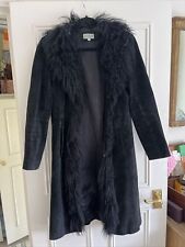 suede fur coat for sale  LONDON