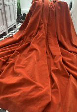 Velvet curtains burnt for sale  Shipping to Ireland
