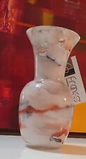  Italian Art Glass Vase Franco Italy Pastel Peach, used for sale  Shipping to South Africa
