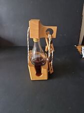 Used, Wooden Wine Bottle Holder Puzzle Game by Family Games for sale  Shipping to South Africa