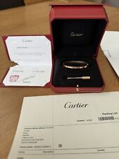 Cartier love bracelet for sale  BASINGSTOKE