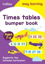 Libro parachoques tablas de tiempos edades 7-11: Ks2 matemáticas aprendizaje en el hogar y resolución escolar... segunda mano  Embacar hacia Argentina