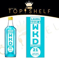 Personalised blue alcopop for sale  SHEFFIELD