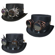 Steampunk hat goggles for sale  UK