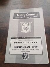 Derby county birmingham for sale  SKEGNESS