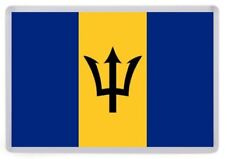 Barbados Flag Fridge Magnet. Caribbean Travel, used for sale  Shipping to South Africa