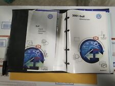 2001 VW GOLF MANUAL E ESTOJO DO PROPRIETÁRIO (RÁPIDO REF & MAINT & ETC), usado comprar usado  Enviando para Brazil