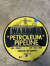 Vintage warning petroleum for sale  Menomonie