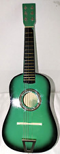 23" Beginner Acoustic Guitar Green with New Strings for sale  Shipping to South Africa