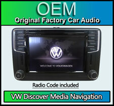 VW SAT NAV ESTÉREO descubrir medios, Volkswagen DAB Radio Reproductor de CD, LED de Navegación segunda mano  Embacar hacia Spain