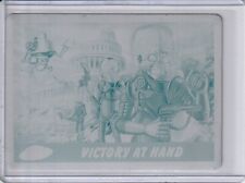 Placa de impressão 2013 Topps Mars Attacks: Invasion #57 Victory at Hand ciano 1/1 comprar usado  Enviando para Brazil