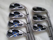 ALL ORIGINAL Callaway X-22 Iron Set 4 5 6 7 8 9 p PW Uniflex Steel for sale  Shipping to South Africa