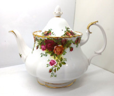 VINTAGE ROYAL ALBERT OLD COUNTRY ROSE FLORAL TEAPOT for sale  Shipping to South Africa