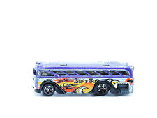 2000 Hot Wheels Surfin' School Bus Tour van PACOTE URBANO ROXO/CHAMAS EXCL. 1:64 comprar usado  Enviando para Brazil