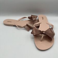 Mini sandálias femininas Melissa 10 nude Harmonic Bow III gelatina flip flop  comprar usado  Enviando para Brazil