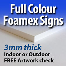 Placa Foamex personalizada qualquer cor qualquer design uso interno e externo , usado comprar usado  Enviando para Brazil
