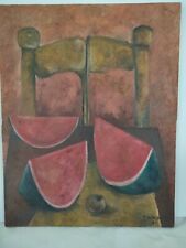 Rufino Tamayo, chair  with watermelons, 1930, acrylic and vinelite with marble d for sale  Shipping to Canada