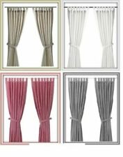 IKEA LENDA Curtains With Tie Backs,One Pair,140x250 cm,White/Light Beige/Grey, käytetty myynnissä  Leverans till Finland