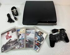 Console Sony PlayStation 3 PS3 Slim 250GB SSD (CECH-2001A) com controle OEM, usado comprar usado  Enviando para Brazil