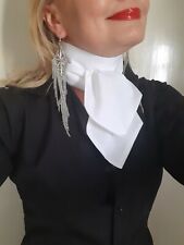 White cotton cravat for sale  LONDON