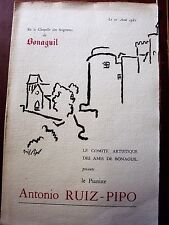 Bonaguil programme 1962 d'occasion  Anglet