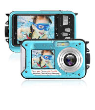 Underwater Camera FHD 2.7K 48 MP Waterproof Digital Camera Selfie Dual Screen for sale  Shipping to South Africa