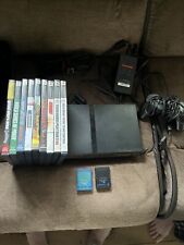 Sony PlayStation 2 PS2 Slim Console Bundle W/8 Games 1 Controller, used for sale  Shipping to South Africa