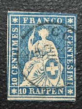 Switzerland stamp 1859 d'occasion  Le Havre-