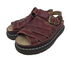 Sandálias Dr Martens Vintage Pescador Gladiador Chunky Vermelho Marrom Tamanho UE 42/EUA 9 comprar usado  Enviando para Brazil