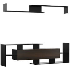 Used, HOMCOM TV Cabinet Unit w/ Wall-Mounted Shelf, Used for sale  Shipping to South Africa