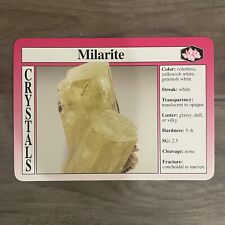 Milarite crystals treasures for sale  Richmond