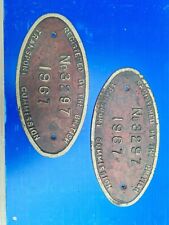 Locomotive plates for sale  WORKSOP