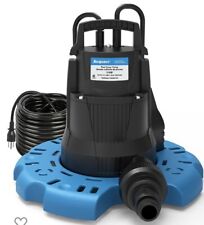 Acquaer 1/4 HP Automatic Swimming Pool Cover Pump, 115 V Submersible Pump for sale  Shipping to South Africa