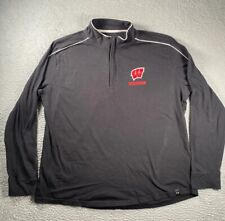 Blusa Under Armour Wisconsin Badgers Feminina GG Preta Quarto Zíper Manga Longa comprar usado  Enviando para Brazil