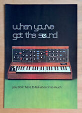 Moog minimoog magazine for sale  SHEFFIELD